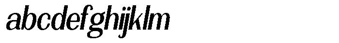 Morenta Semi Bold Slanted Condensed FONT