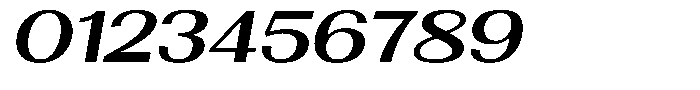 Morenta Semi Bold Slanted Expanded Font OTHER CHARS