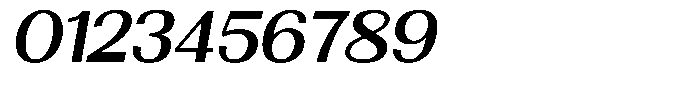 Morenta Semi Bold Slanted Font OTHER CHARS