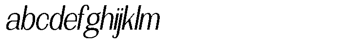 Morenta Slanted Condensed FONT