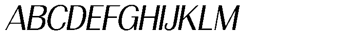 Morenta Slanted Font UPPERCASE