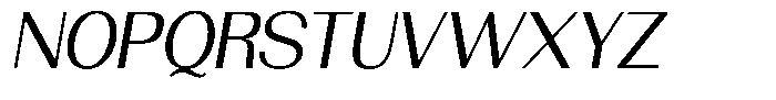 Morenta Slanted Font UPPERCASE