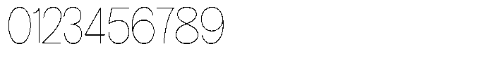 Morenta Thin Condensed Font OTHER CHARS