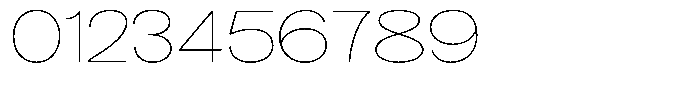 Morenta Thin Expanded Font OTHER CHARS