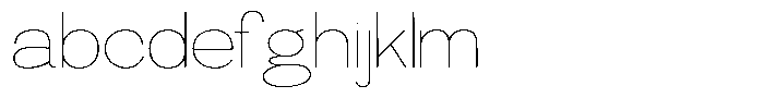 Morenta Thin Expanded FONT