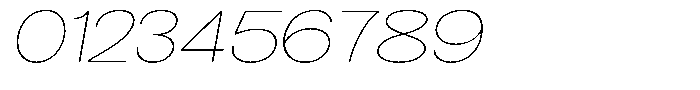 Morenta Thin Slanted Expanded Font OTHER CHARS