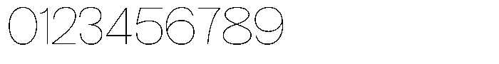 Morenta Thin Font OTHER CHARS