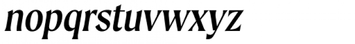 Moret Regular Oblique Font LOWERCASE