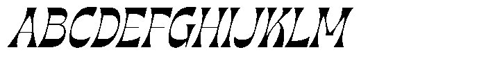 Morgai Retan Italic Font UPPERCASE
