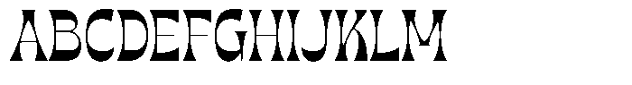 Morgai Retan Regular Font UPPERCASE