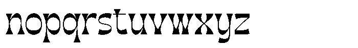 Morgai Retan Regular Font LOWERCASE