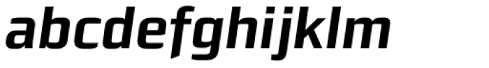 Morgan Sans Bold Italic Font LOWERCASE