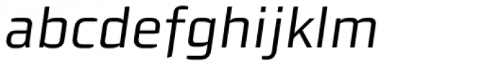 Morgan Sans Italic Font LOWERCASE
