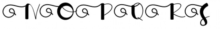 Morgana Script Regular Font UPPERCASE