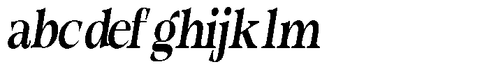 Morgazine  Condensed Slant FONT