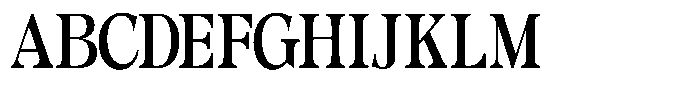 Morgazine  Condensed Font UPPERCASE