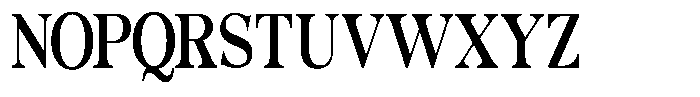 Morgazine  Condensed Font UPPERCASE