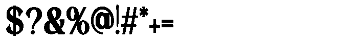 Morgazine  Contrast Condensed Font OTHER CHARS