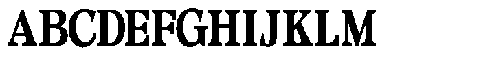 Morgazine  Contrast Condensed Font UPPERCASE