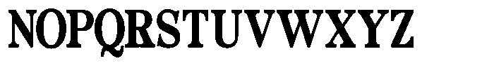 Morgazine  Contrast Condensed Font UPPERCASE