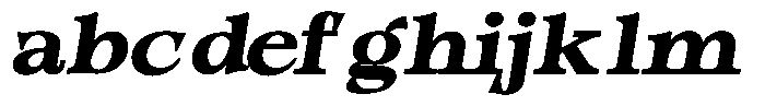 Morgazine  Contrast Expanded Italic FONT