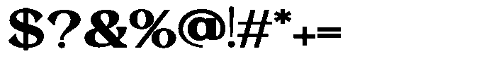 Morgazine  Contrast Expanded Font OTHER CHARS