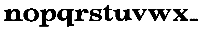 Morgazine  Contrast Expanded Font LOWERCASE