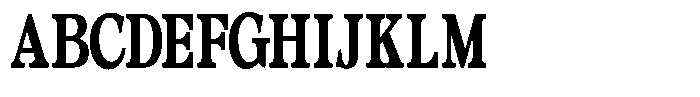 Morgazine  Contrast Extra Condensed Font UPPERCASE