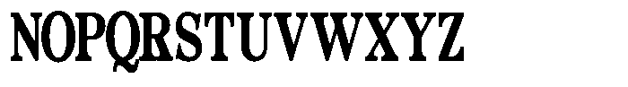 Morgazine  Contrast Extra Condensed Font UPPERCASE
