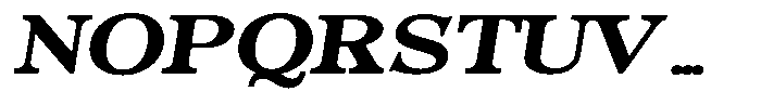Morgazine  Contrast Extra Expanded Italic Font UPPERCASE