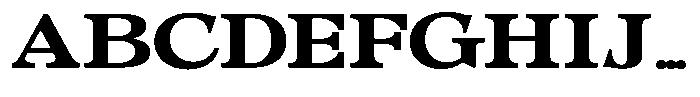 Morgazine  Contrast Extra Expanded Font UPPERCASE