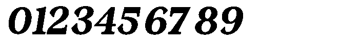 Morgazine  Contrast Italic Font OTHER CHARS