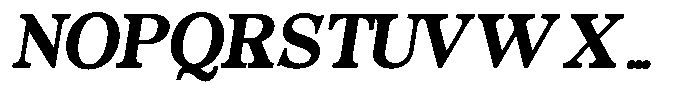 Morgazine  Contrast Italic Font UPPERCASE