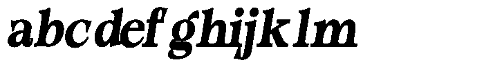 Morgazine  Contrast Semi Condensed Italic FONT