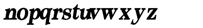 Morgazine  Contrast Semi Condensed Italic Font LOWERCASE