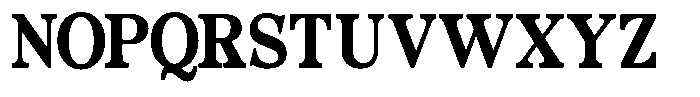 Morgazine  Contrast Semi Condensed Font UPPERCASE