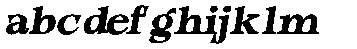 Morgazine  Contrast Semi Expanded Italic FONT