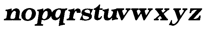 Morgazine  Contrast Semi Expanded Italic Font LOWERCASE