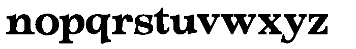 Morgazine  Contrast Semi Expanded Font LOWERCASE