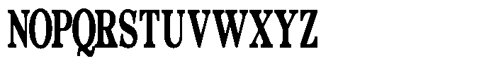 Morgazine  Contrast Ultra Condensed Font UPPERCASE