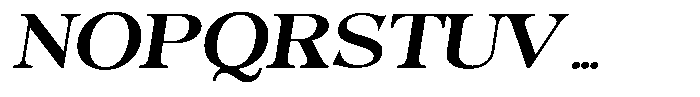 Morgazine  Expanded Slant Font UPPERCASE