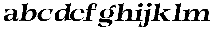 Morgazine  Expanded Slant FONT