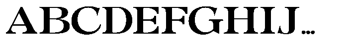 Morgazine  Expanded Font UPPERCASE