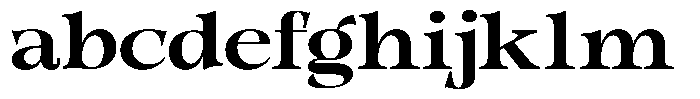 Morgazine  Expanded FONT