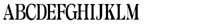 Morgazine  Extra Condensed Font UPPERCASE