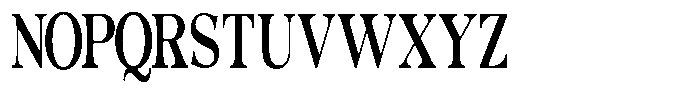 Morgazine  Extra Condensed Font UPPERCASE