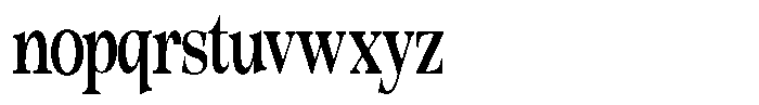 Morgazine  Extra Condensed Font LOWERCASE