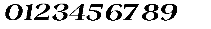 Morgazine  Extra Expanded Slant Font OTHER CHARS