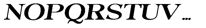 Morgazine  Extra Expanded Slant Font UPPERCASE