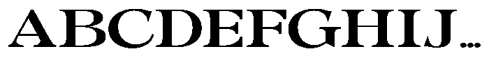 Morgazine  Extra Expanded Font UPPERCASE
